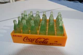 SMALL COCA COLA CRATE WITH SOLID BOTTLES SIZE 90mm X 60mm