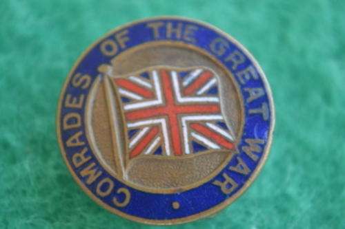 COMRADES OF THE GREAT WAR-NUMBERED BADGE