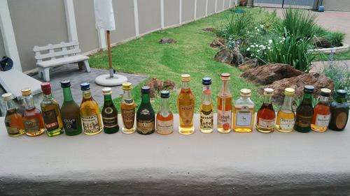 BRANDY AND COGNAC MINI'S X 18 VERY OLD AND EXPENSIVE
