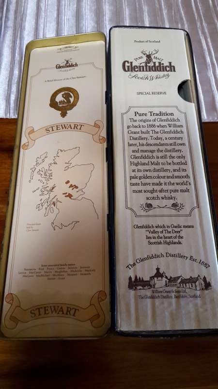 Glenfiddich Clan Stewert 750ml Sealed and Full
