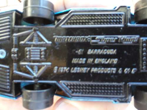 Matchbox K51 Barracuda Mint Condition
