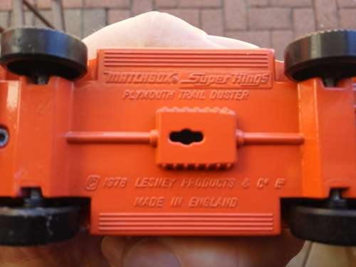 MATCHBOX SUPER KINGS 1978 PLYMOUTH TRAIL DUSTER LESNEY ENGLAND