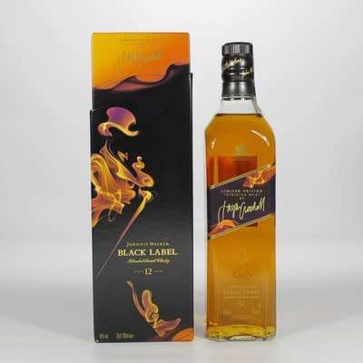 JOHNNIE WALKER 12 YEAR OLD BLACK LABEL JASPER GOODALL EDITION