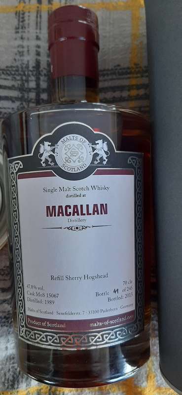 Macallan 26 year old  1989