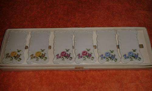 Boxed Porcelain Name Plates