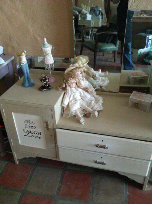 Vintage Teak Dressingtable painted with Annie Sloan