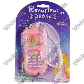 Kids Play Light Up Music Notes Cell Phone
