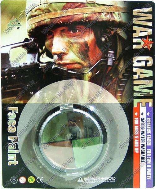 Camo Face Paint 4 X Colour Shades For Outdoor Sports Hunting Paintball