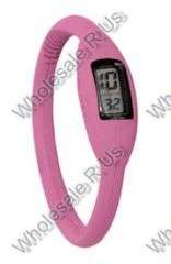 Sports Watch ION Ultra Slim Silicone Digital Bracelet ION Sports Watch For Adults & Kids (PINK)