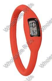 Sports Watch ION Ultra Slim Silicone Digital Bracelet ION Sports Watch For Adults and Kids (RED)