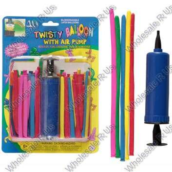 Twisty Balloons With Air Pump To Make Stunning Animals And Characters