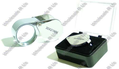 30 x 21mm Triplet Magnifying Jewelers Loupe
