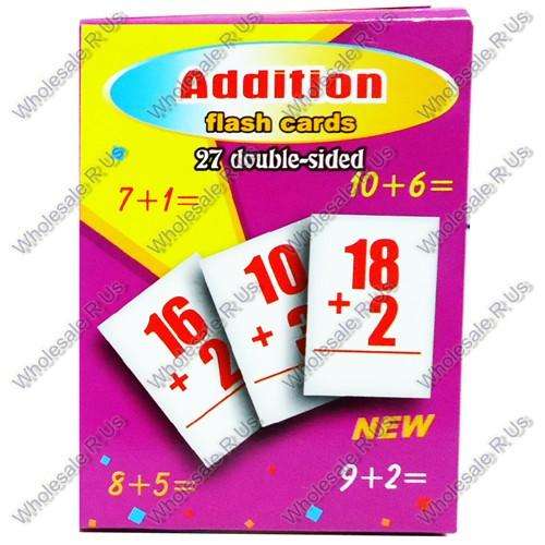 Educational Maths Flash Cards Addition
