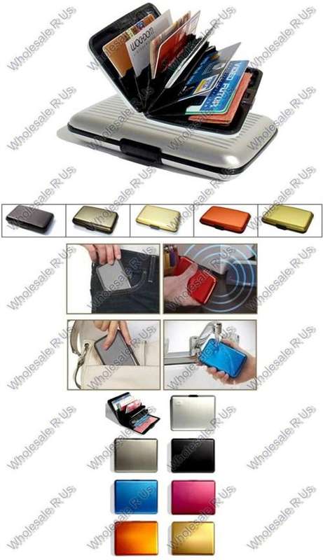 Aluminium Security Credit Card Wallet
