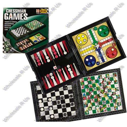 Compendium Game Set In Portable Folding Case Travel Set