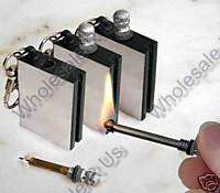 Liquid Butane Cigar Cig Keyring Lighter Poker Fire Striker