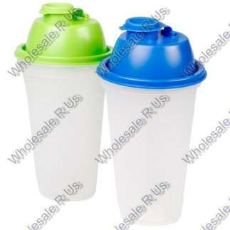 Plastic Measuring Quick Shake Shaker 500ml Blue
