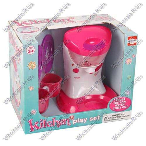 Kitchen Playset Coffee Machine Maker Battery Operated