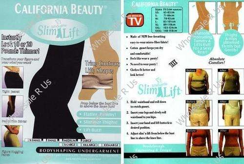 Slim and Lift Bust to Knee Body Shaping Undergarment Tummy  Hips  Thighs & Butt Extra Large (XL)
