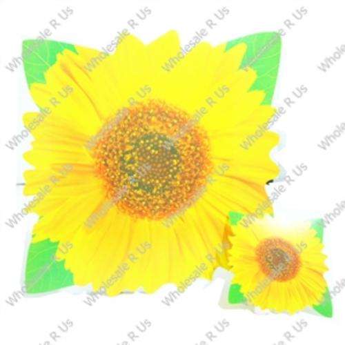 Table Mates - Placemats and Matching Coasters Set of 4 Sun Flowers