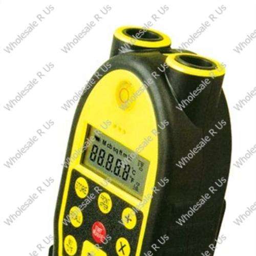 Ultrasonic Distance Measurer With Laser Pointer Includes Tape Measure