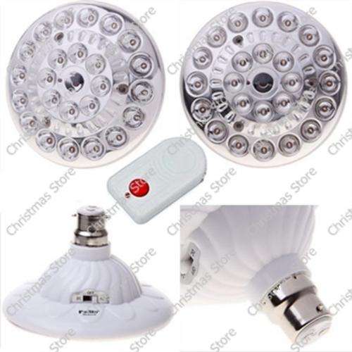 Remote Control Light 22 LED&#39;s B22 Bayonet Fitting