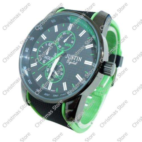 Gents Wrist Watch Black Green