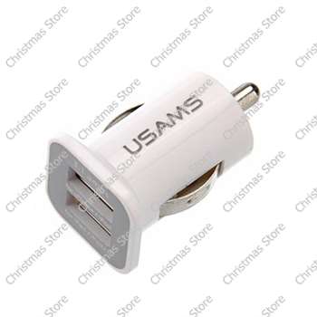 Dual USB 3.1A Smallest Car Charger for iPhone / iPod / iPad 1/ iPad 2