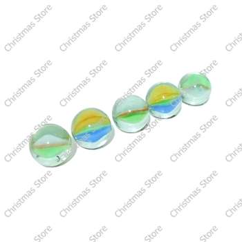Cats Eye Player Marbles L Mixed  Glass Spherical Playing Marbles 100&#39;s