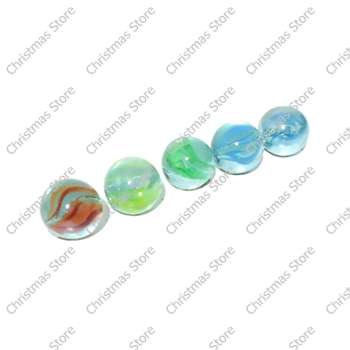 Streamers Swirl Player Marbles Mixed  Glass Spherical Playing Marbles 100&#39;s