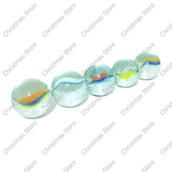 Cats Eye Mega Boulder Shooter Marbles Mixed  Glass Spherical Playing Shooter Marbles 6&#39;s
