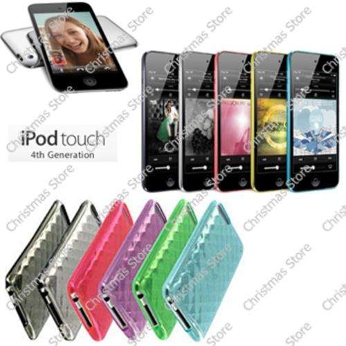 iPod Touch 4 Cover Diamond Design Blue