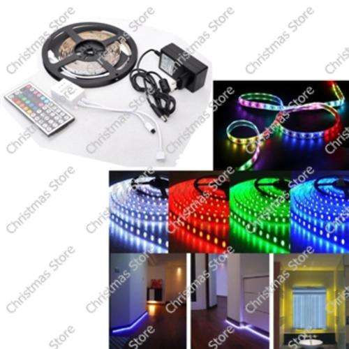 3528 RGB SMD LED Multi-Color Changing Flex Ribbon Strip Light 5M