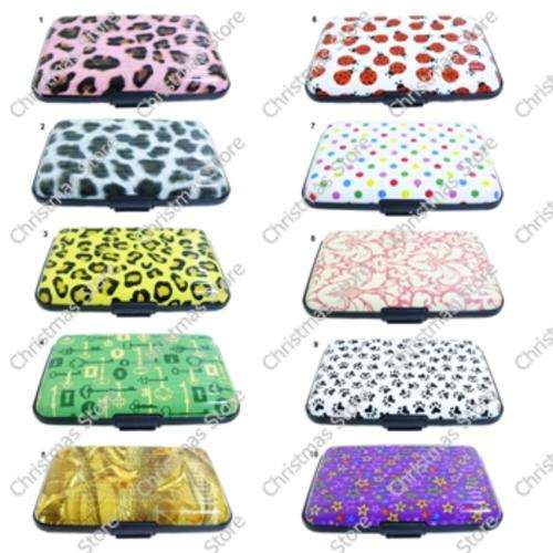 Aluminium Security Credit Card Wallet Designer Prints