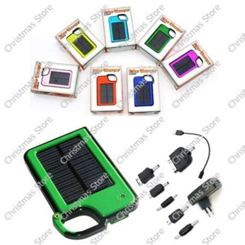 iPhone and Blackberry Compatible  Emergency Solar Power Battery Charger For Mobile Phones And Mini U