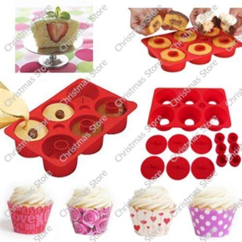 Magic Centre Filled Silicone Cupcake Mould