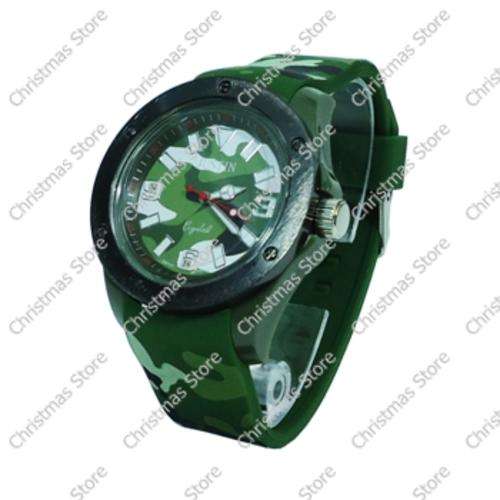 Gents Wrist Watch Camo Strap with Camo Face
