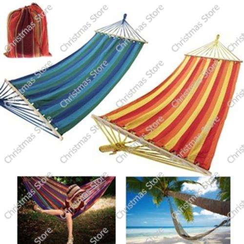 1 x High Strength Canvas Material Bed Hammock with carrying bag