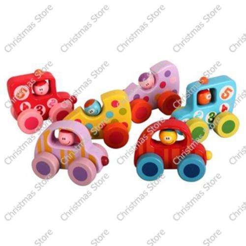 Classical Toy Mini Wooden Push Cars