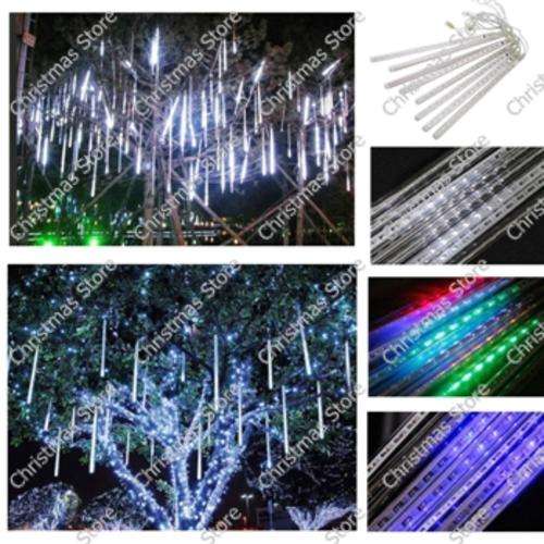 Meteor Shower Lights 210mm x 8 Meteor Tubes - White