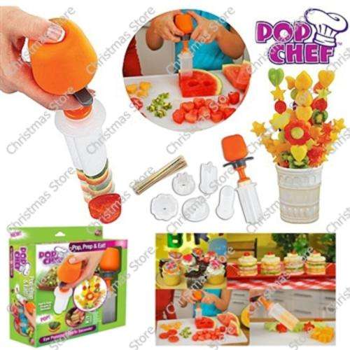 Pop Chef Shaped Food Decorator Create Shapes in Seconds