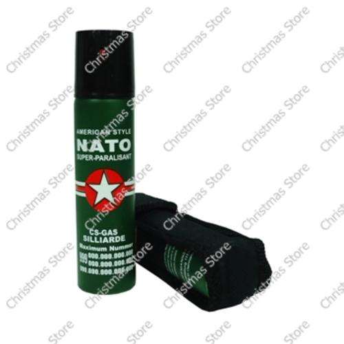 90ml American Style Nato Super-Paralisant Self Defence Pepper Spray Body Guard - Green + Black