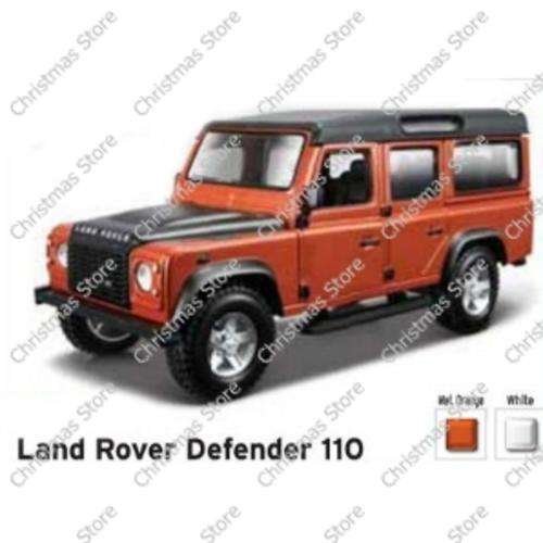 1:32 Scale Met Orange Land Rover Defender 110