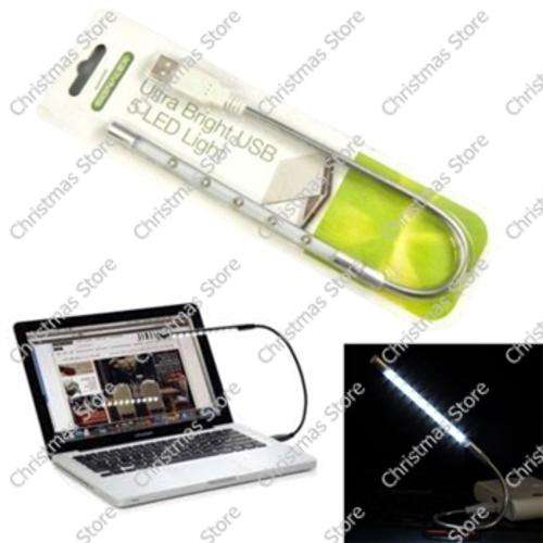 USB Ultra Bright 5 LED Flexible Light For PC And Note Book