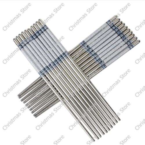 Stainless Steel Chopsticks Set of 5