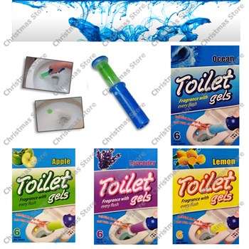 Toilet Gels Cleans and Freshens with Every Flush
