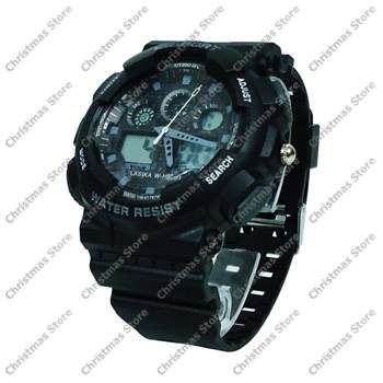 Sports Watch Water Resistant Black
