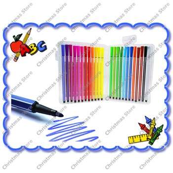 Color Parade Water Based Color Pen Markers 24 Color Wallet