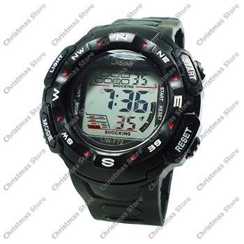 Sports Watch Water Resistant Black