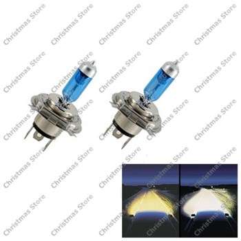 H4 Auto Head Lamp Xenon Halogen Bulb 2 Pack Globes (H4)